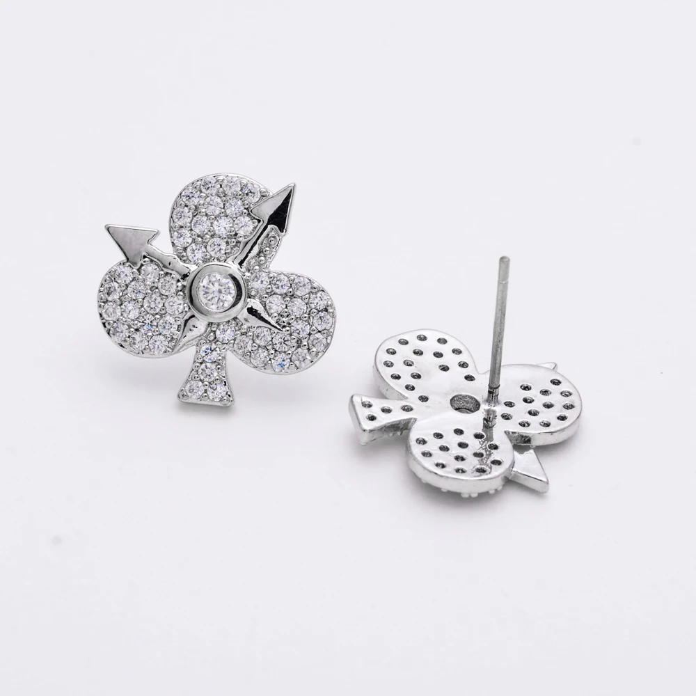 Роскошный и роскошный цветок сливы компас из циркония c микро комплект ювелирных