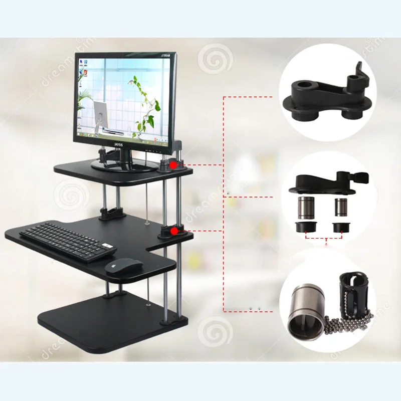 3 слойный креативный компьютерный Настольный держатель легко поднимающийся