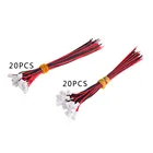 M89C20Pair Micro JST PH 1,25 2 контактный мужской женский разъем с проволочные кабели 100 мм
