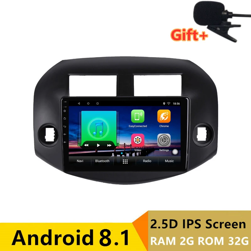 10 1 &quot2G Оперативная память 32G Встроенная Android автомобильный DVD видео плеер gps для