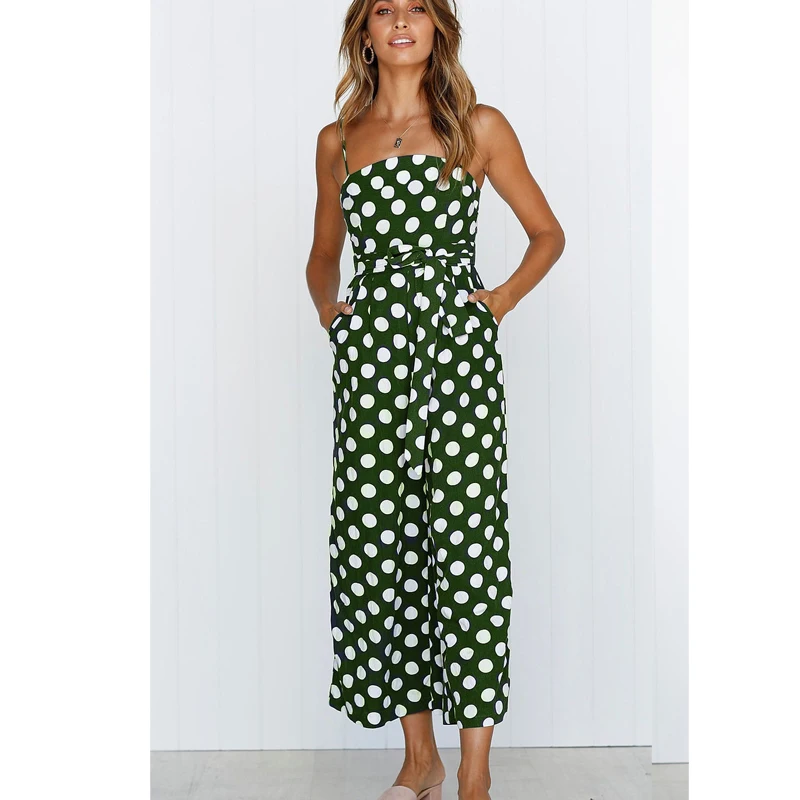 Женский праздничный комбинезон без рукавов Клубная одежда широкие брюки костюм |