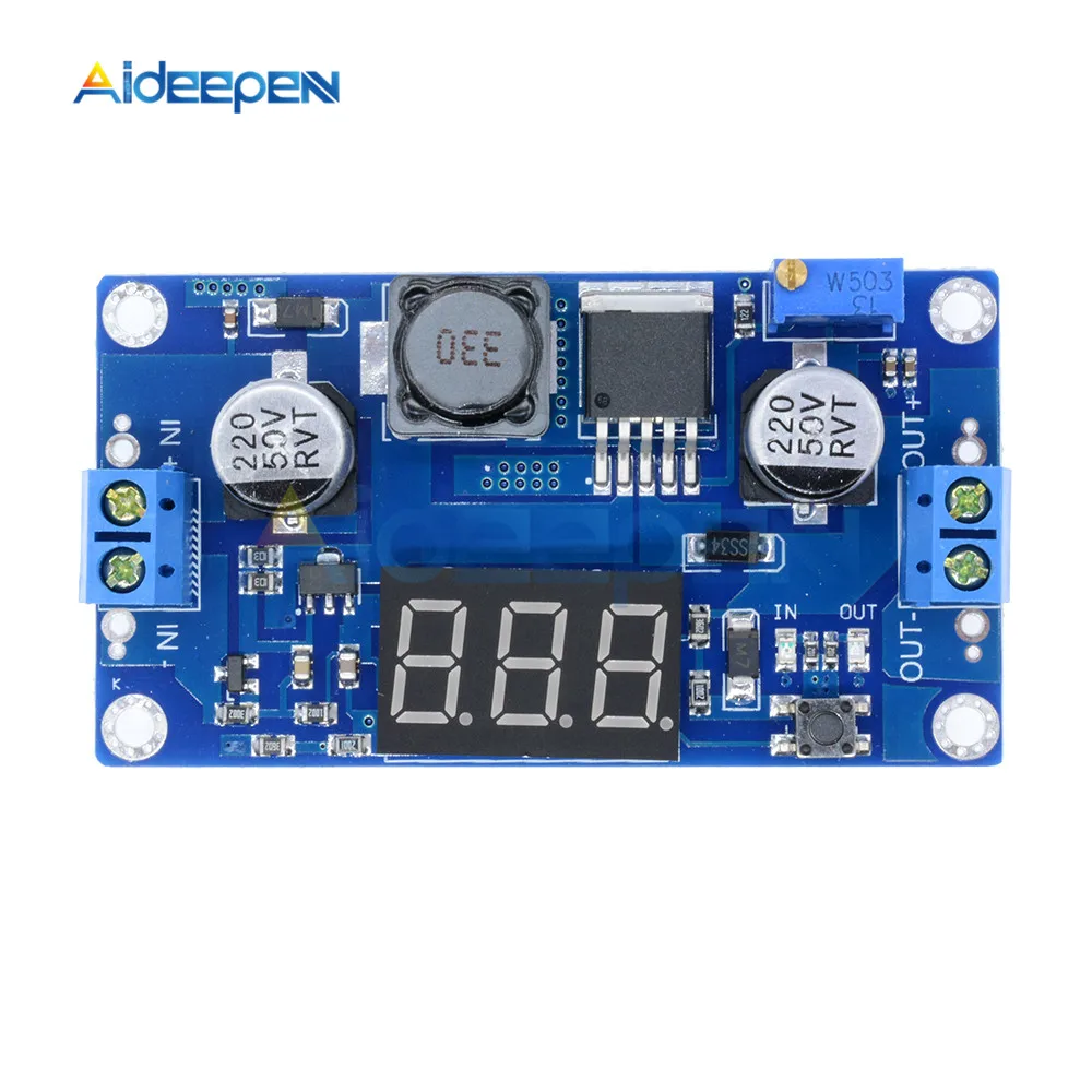 DC XL6009 цифровой повышающий Питание Модуль Регулируемый 4 5 32V постоянного тока до 52