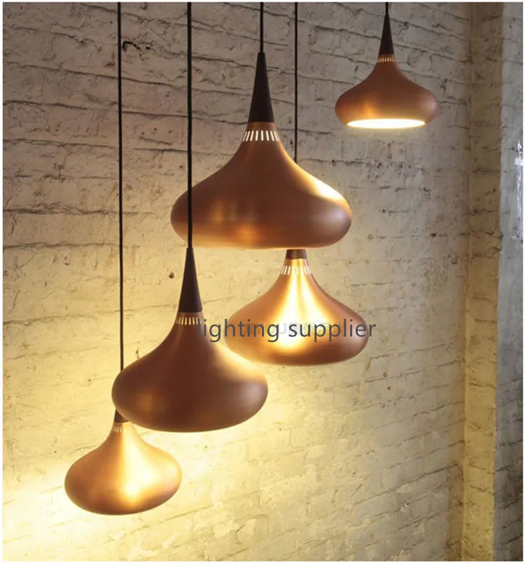 

2016 NEW lamps pendant lights design Wood and aluminum lamp restaurant bar coffee dining room LED hanging light fixture
