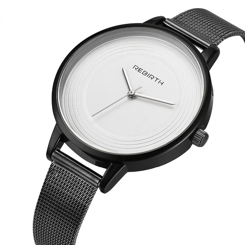 REBIRTH 2017 Famous Fashion Quartz Watch Women Watches Lady wristwatch Female Waterproof Clock Gift Relogio Feminino RE010B | Наручные