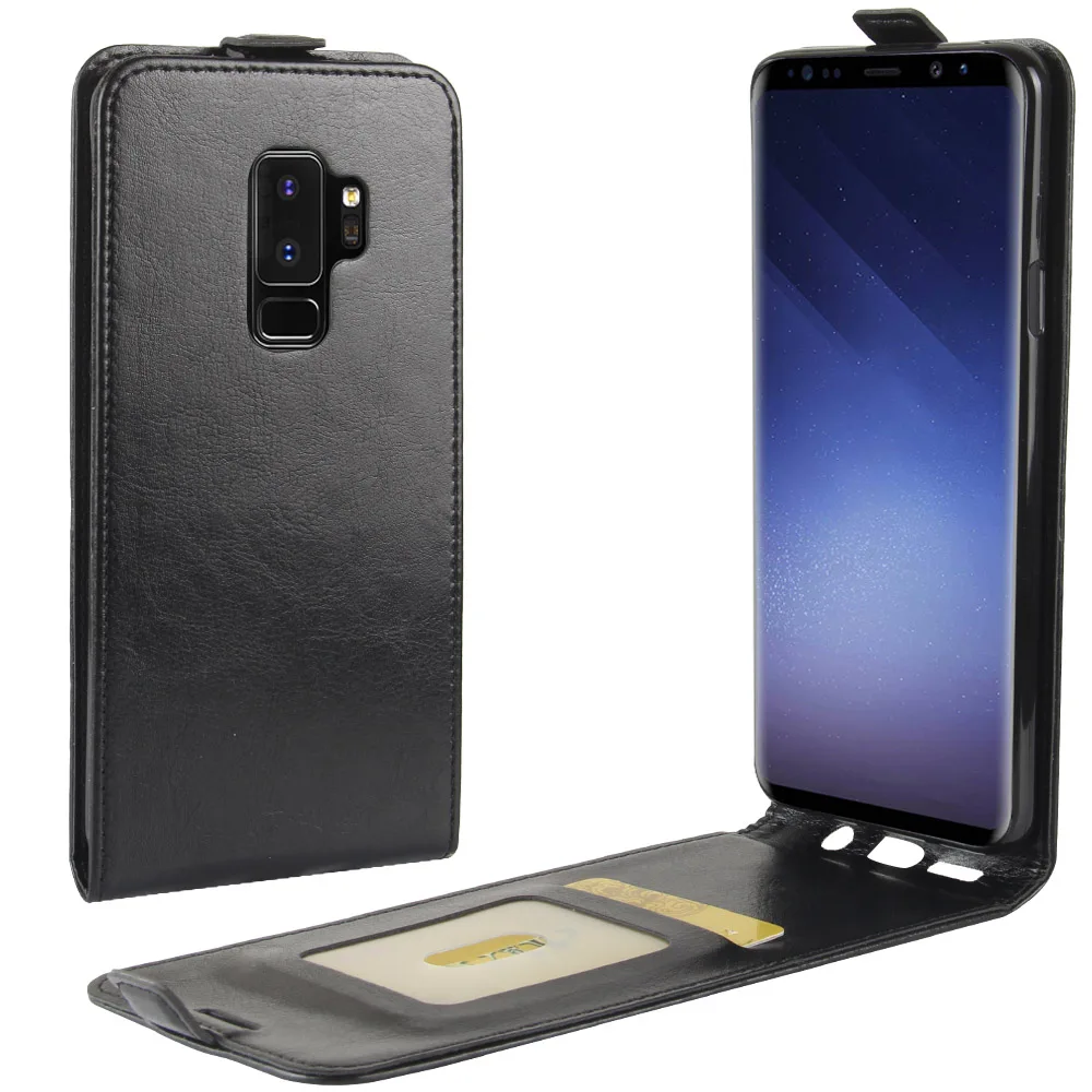 Чехол для телефона Samsung Galaxy S9 Plus откидная задняя крышка из искусственной кожи