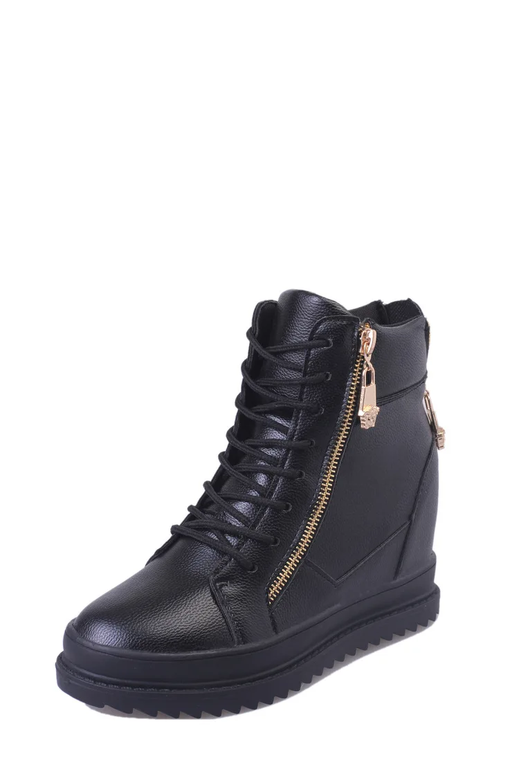 New Spring Autumn Platform Wedge Heel Boots Women Shoes With Increased Sole Female Fashion Casual Feminino | Обувь