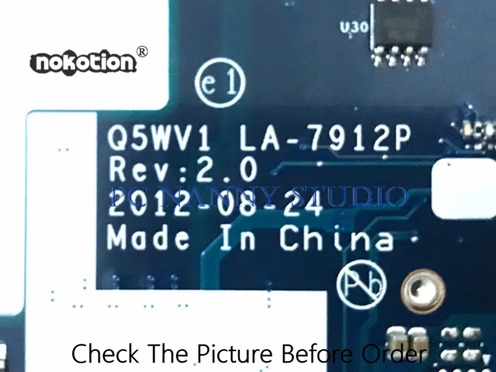 Материнская плата PANANNY для ACER Aspire материнская ноутбуков 1 5 2 wv1 NBM6B11001 HM77 DDR3