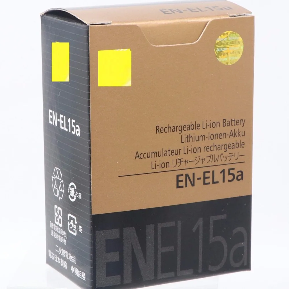 EN-EL15A ENEL15A RU EL15A Батарея для Nikon D850 D7000 D600 D810 D750 D610 D7500 D7200 MH-25 MB-D15 EN-EL15 | Электроника