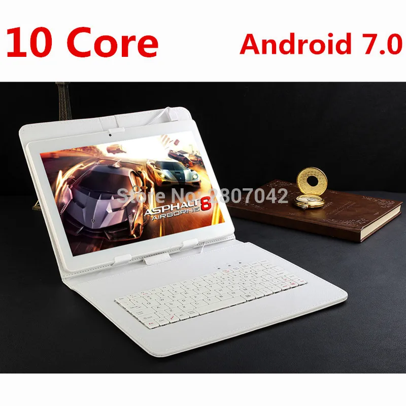 Разблокировка 10 дюймовый планшетный ПК 4G FDD LTE Deca Core RAM 128GB ROM Две sim карты 8 0 M камера