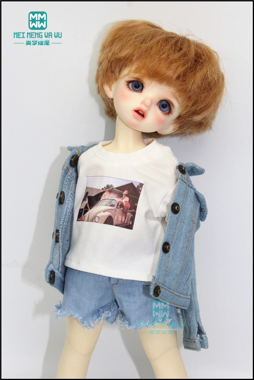 Аксессуары BJD кукольная одежда для 27 30 см 1/6 YOSD кукла Модная Джинсовая куртка