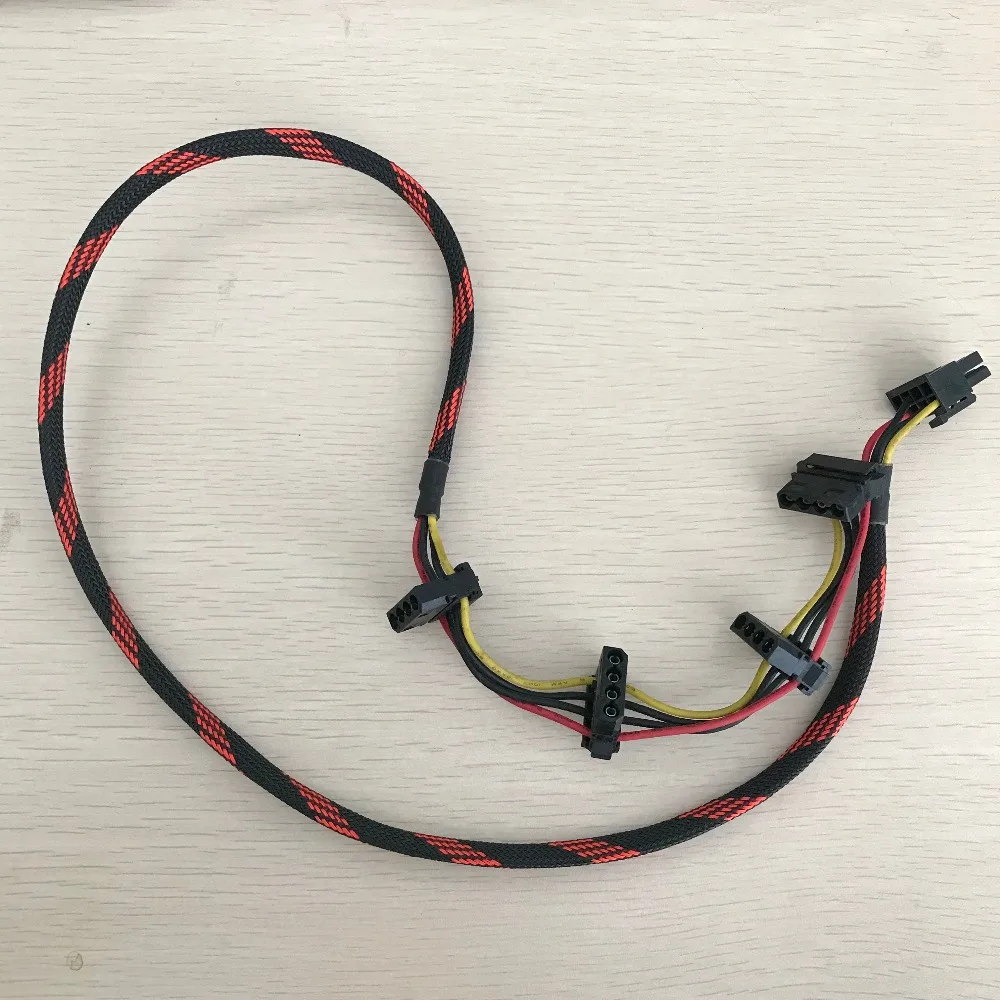 IDE Molex кабель питания Tt TR2 RX 850 Вт ATX MOD 8Pin до 4Pin 18AWG провод нейлоновая сеть всего 80 см