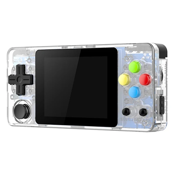 transparent white Новая версия LDK игры 2,6 дюймов экран мини портативная игровая консоль ностальгические Детские ретро игры мини Семейные ТВ Видео консоли - Цвет: transparent white