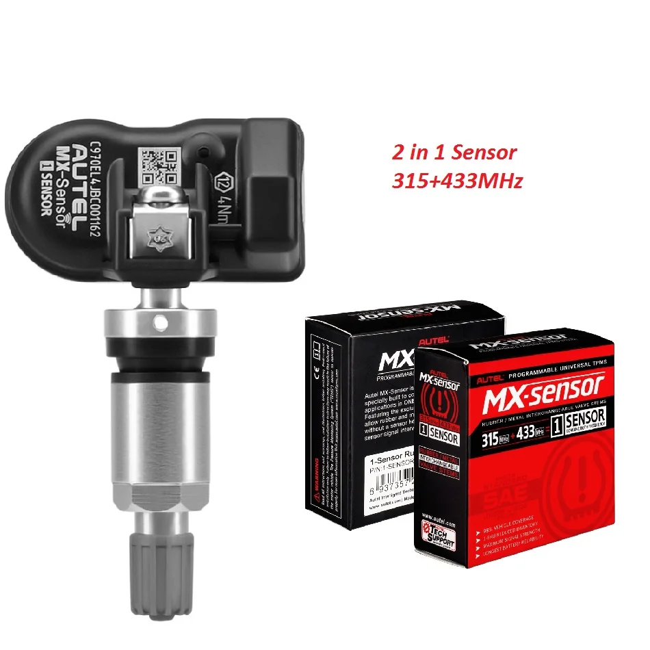 Новейшая Горячая продажа autel датчик MX 2 в 1 315 МГц 433 TPMS программист mx сенсор Interno