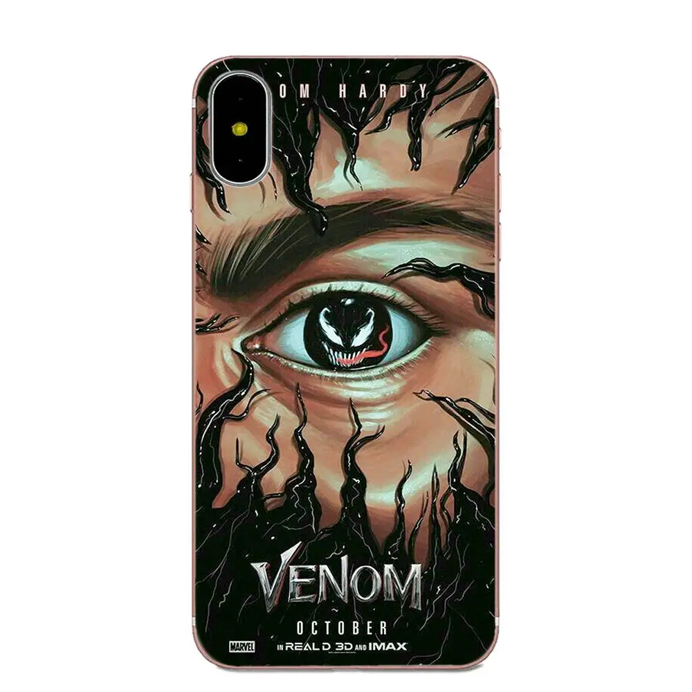 Для Galaxy J1 J2 J3 J330 J4 J5 J6 J7 J730 J8 2015 2016 2017 2018 mini Pro мягкий чехол с рисунком Venom Dark
