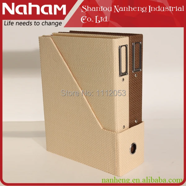 NAHAM Weave Paper folding desktop book Storage File Holder Magazine Organizers | Канцтовары для офиса и дома