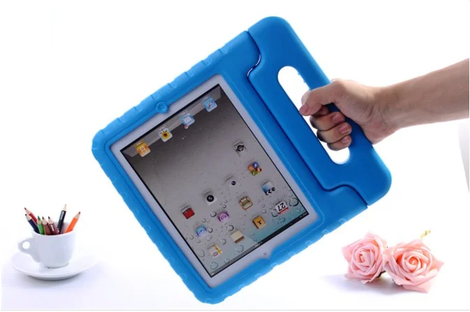Противоударный детский чехол с ручкой для ipad pro 12 9 2016 2017 пенопластовый из ЭВА