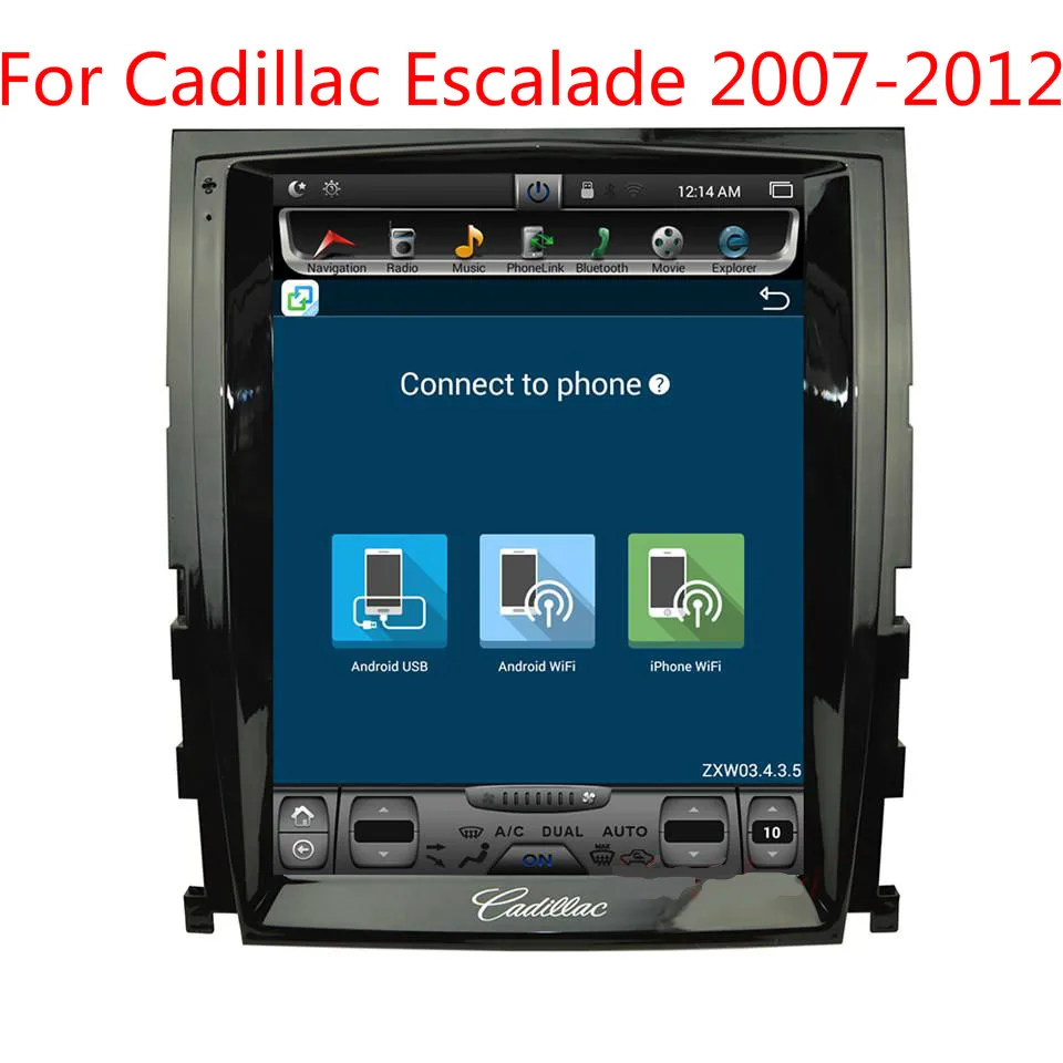 Wekeao 10 4 &quotавто радио gps навигации плеер для Cadillac Escalade 2007 2012 с рулевого колеса