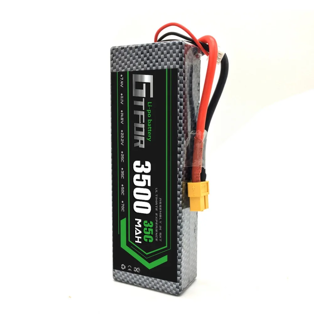 DXF 3500mAh Lipo 35C 2S 7 4 V литиевая батарея высокая мощность ПВХ чехол высокое качество lipo