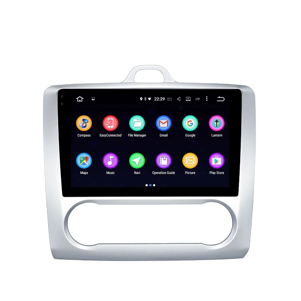 Автомобильный мультимедийный плеер 9 дюймов Android 8 1 DSP 4 ГБ 64 для Ford Focus 2005 2012 SWC Wi Fi