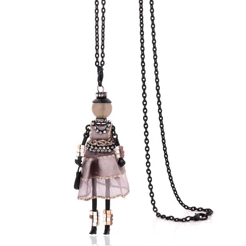 Женское ожерелье ручной работы Длинная подвеска чокер|doll necklace|handmade necklacenecklaces for