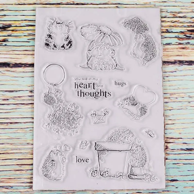 Вы мое сердце и мысли прозрачный Штамп для DIY Скрапбукинг/изготовление карт/Дети