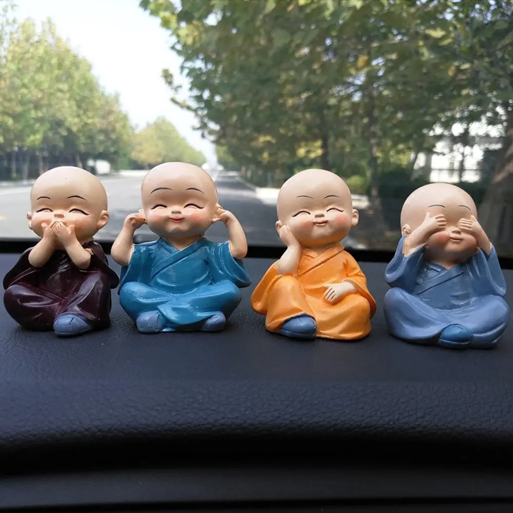 Автомобиль Аксессуары для интерьера маленькие монахи смолы прекрасный