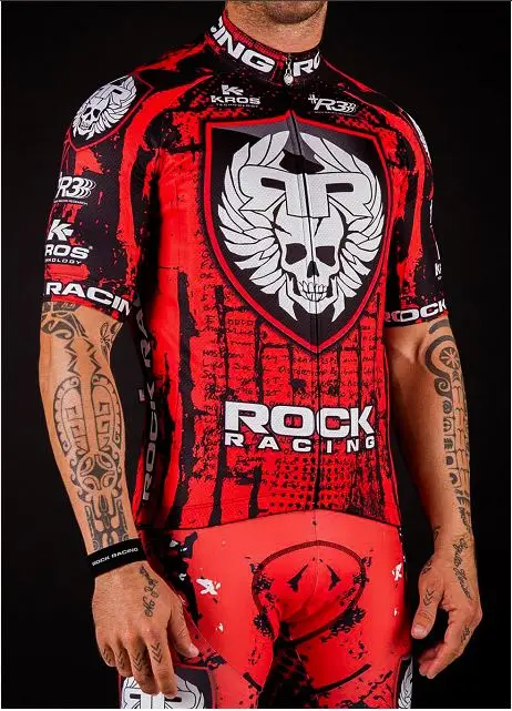 Pro Велоспорт Джерси Набор Череп Лето MTB велосипед Одежда Майо Ropa Ciclismo полиэстер гоночный велосипед одежда Велоспорт Набор - Цвет: Jersey And Bib Pants