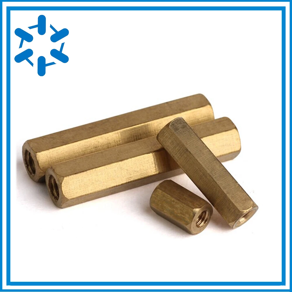 Латунная Шестигранная Проставка/стойка/Шестигранная стойка M5 M6 * L 50 шт./лот |