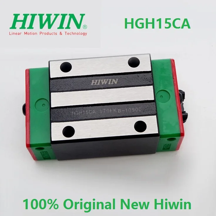 100% оригинальная линейная направляющая Hiwin HGR15 400 мм + 4 шт. HGH15CA или HGW15CA (HGW15CC)