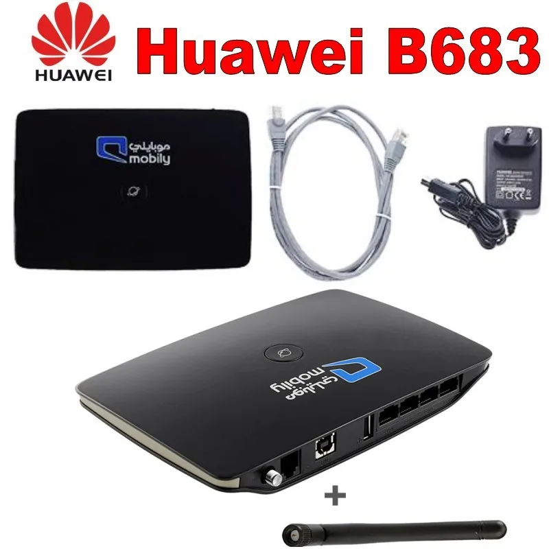 Разблокированный wi fi роутер Huawei B683 21 мбит/с 3G wifi беспроводной 3g WCDMA 900/2100 мгц + usb