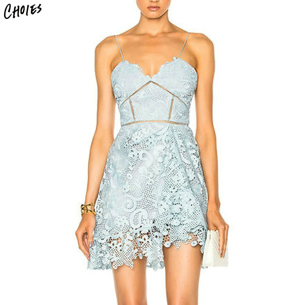 Вязаный крючком кружево спагетти ремень Мини Винтаж Платье 2017 для женщин