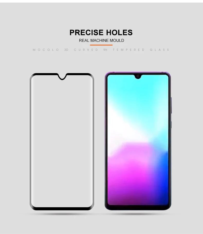 Mocolo 3D стекло для huawei mate 20 Pro стеклянная пленка Полный экран протектор для huawei mate 20 облегченное закаленное стекло градиентный чехол