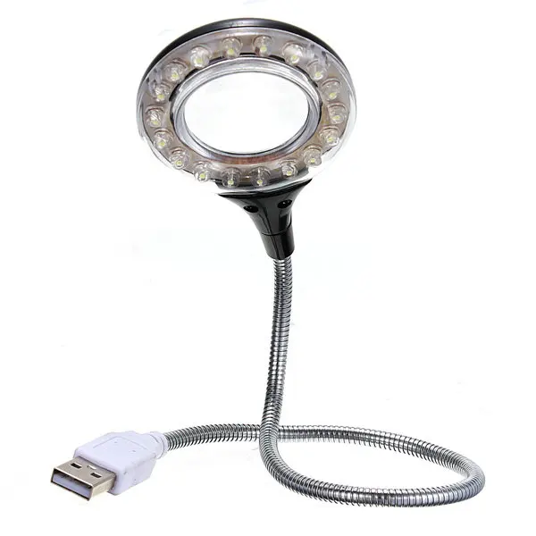 Новая 1 шт. очень яркая гибкая светодиодный USB книга лампа для чтения 18 s