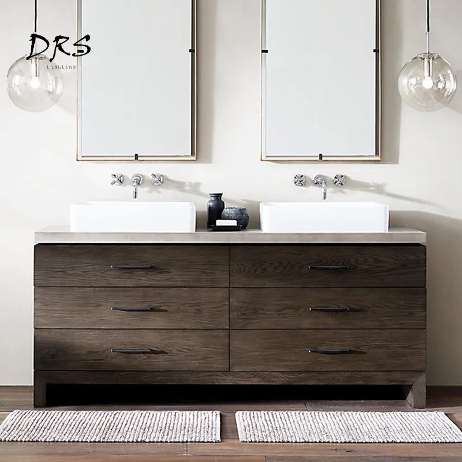 Американские подвесные светильники в стиле ретро из железа с одной головкой лофт