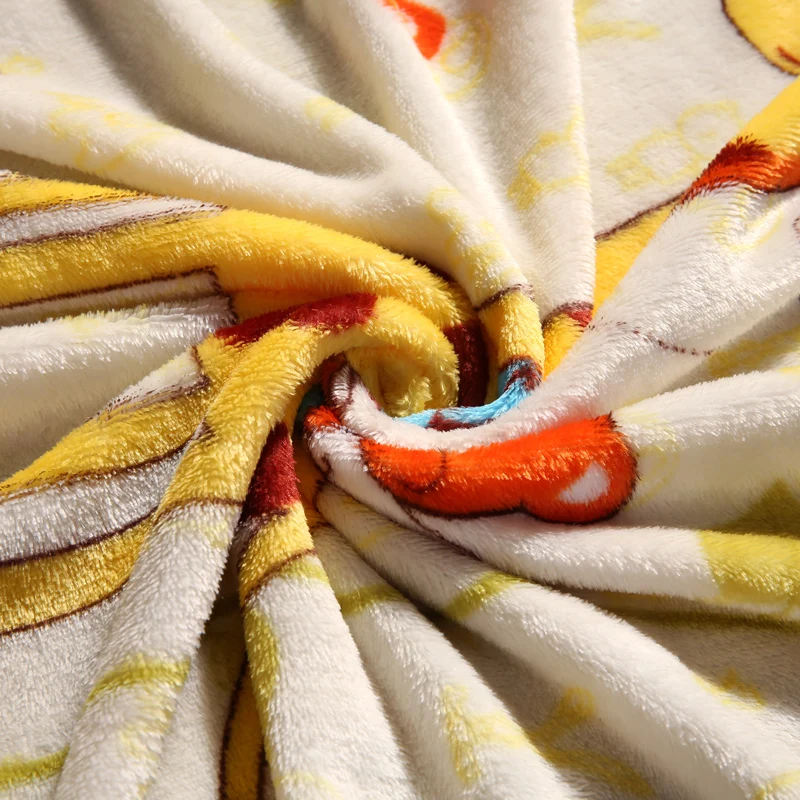 Горячая Мультфильм Зебра животные печатных коралловый флис одеяло мягкая