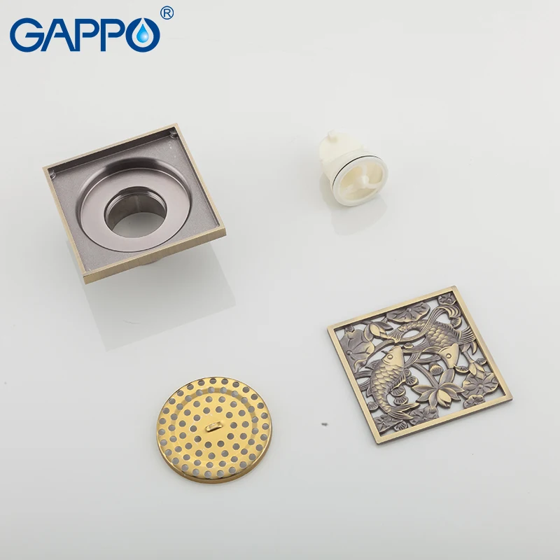 GAPPO дренаж анти-запах ванной Душевой сток в полу душ пробки душевая пробка Слива