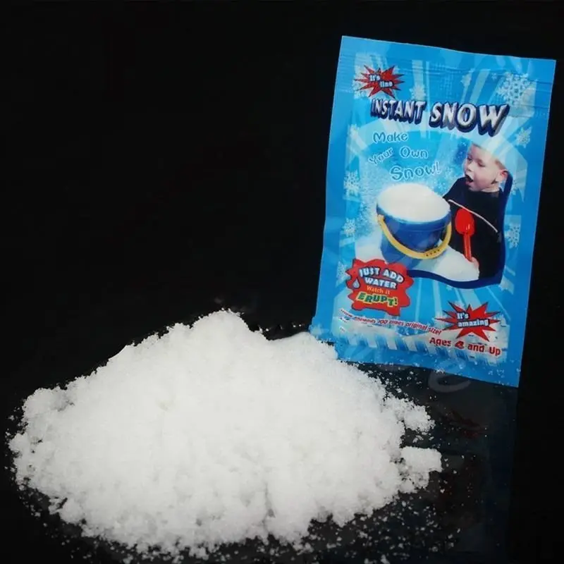 

Christmas Decoration Instant Snow Magic Prop DIY Instant Artificial Snow Powder Simulation Fake Snow For Night Party
