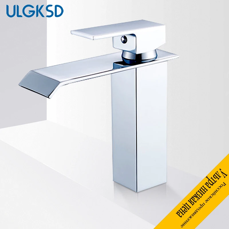 ULGKSD кухонный кран Pull Down распылитель сопла горячей и холодной воды Смеситель кран с одной ручкой латунь Para кухонная раковина