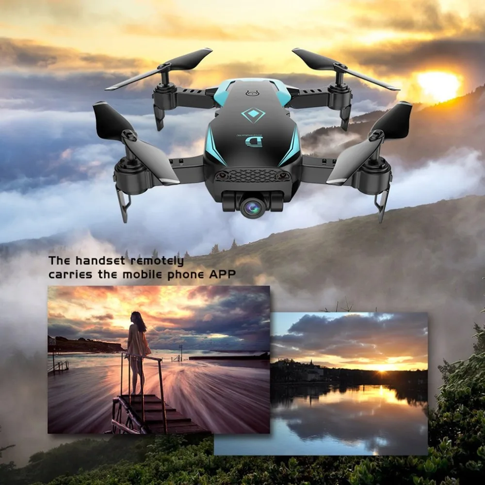 X12 4CH RC складной Дрон Квадрокоптер высота удержания с Wi Fi камера живое видео один