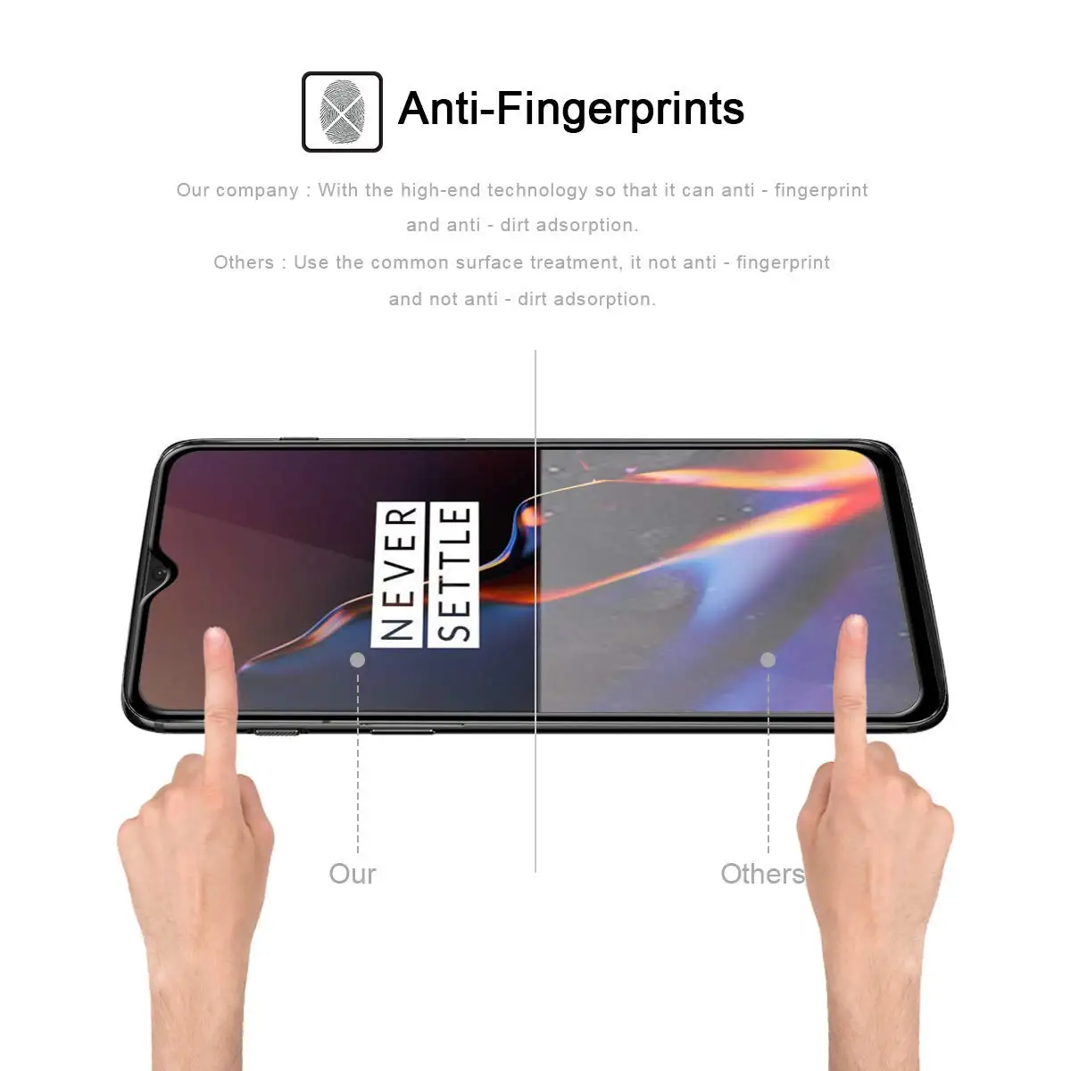 JANSIN 5D Edge изогнутое OnePlus 6T закаленное стекло Защитная пленка для экрана A6010