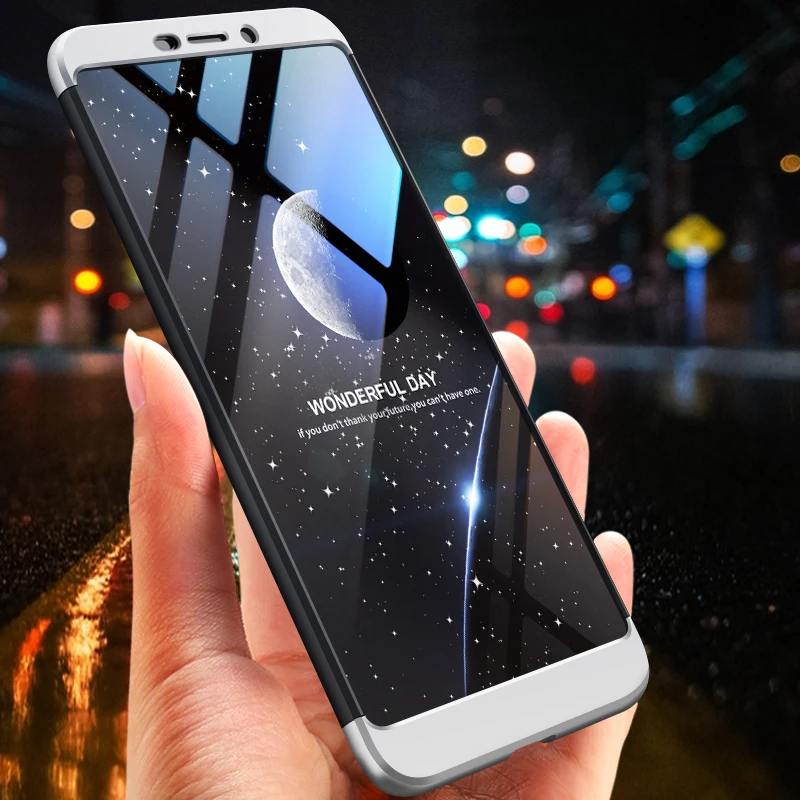 Ультратонкий чехол для Nokia X7 X6 6 с полной защитой от ударов 3 в 1 жесткий матовый 8 7