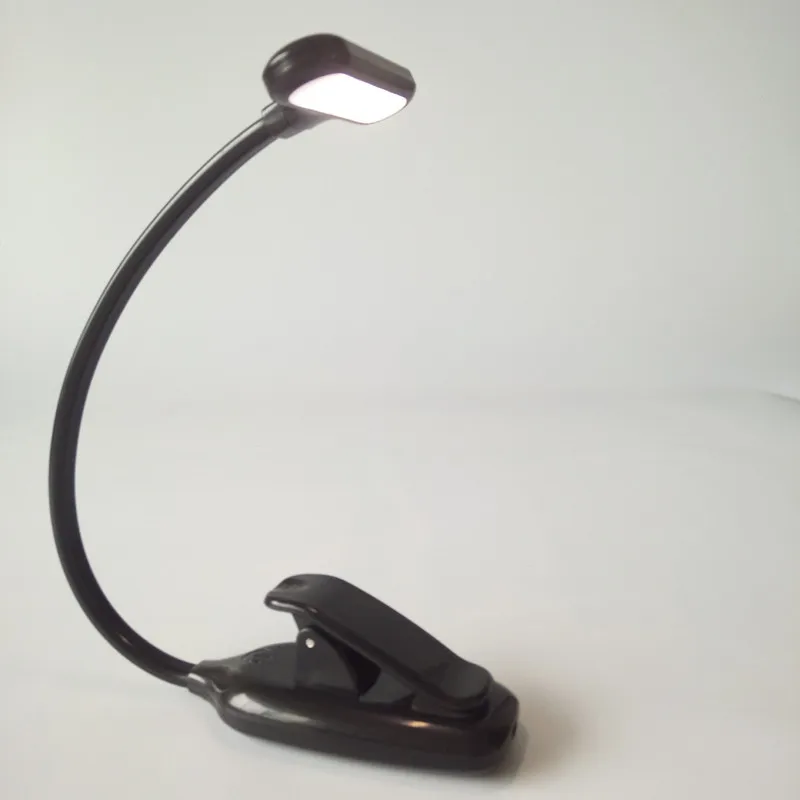 ZPAA Stepless dimming Desk lamp USB led Table Lamp 9 LED Touch with Clip Bed Reading book Light | Освещение
