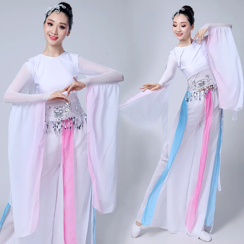 Китайский костюм hanfu классический танцевальный женский элегантный Сказочный
