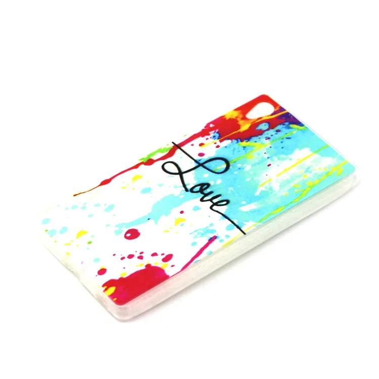 Дело мода Для Sony Xperia Z4 Ultra Thin Тпу Imd Тонкий Силиконовые Мягкий Крышку Сотового
