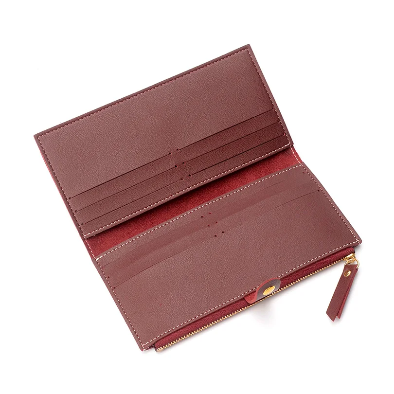 High Quality Soft Leather wallet women vintage style wallets leather purse female credit card holder money bag pocket | Багаж и сумки
