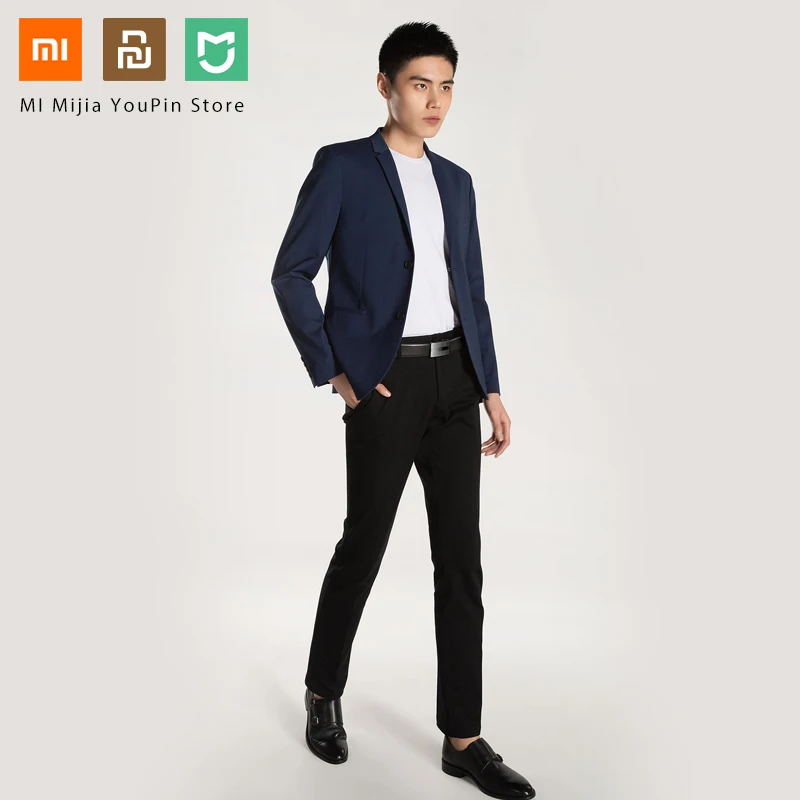 Оригинальный xiaomi mijia QiMian итальянский кожаный мужской двухцветный сплав пряжка