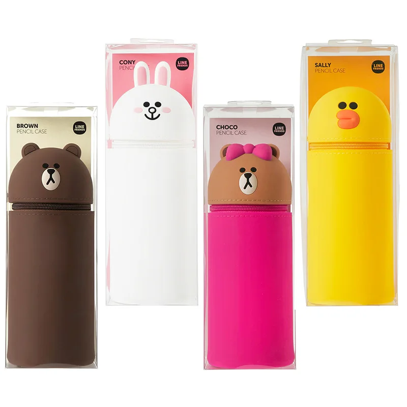 1 шт. мультяшная стерео гелевая Сумка карандаш большой емкости Форма школьные