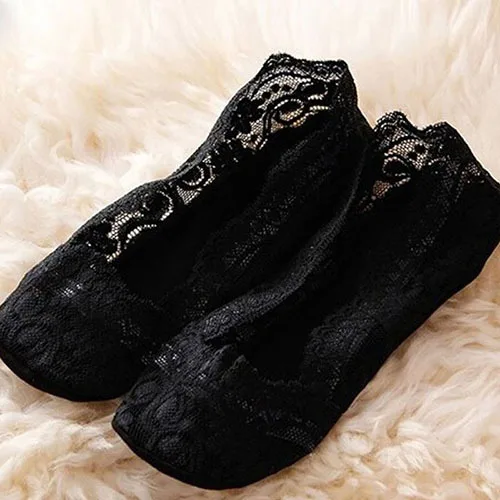 Женские носки 2017 летние невидимые Модные женские хлопковые кружевные