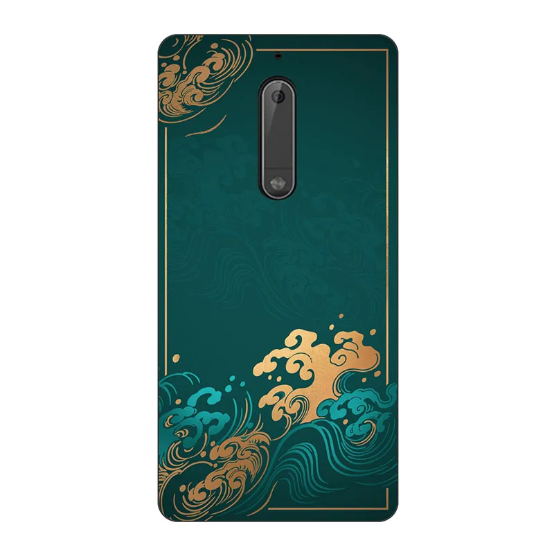 Милый мультяшный чехол для Nokia 5 TA 1053 Nokia5 2 дюйма с рисунком кошки напечатанный