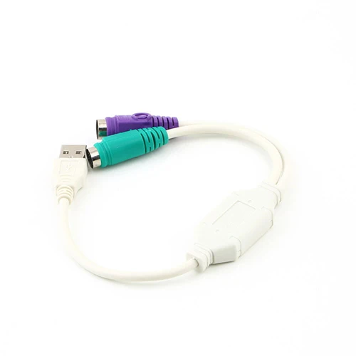 30 см USB папа к двойному PS/2 Женский конвертер адаптер кабель для мыши клавиатуры |
